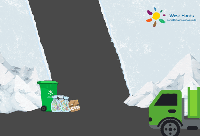 Place your waste where collectors can see it